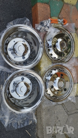 оригинални олекотени хромирани тасове за двойна гума sprinter crafter