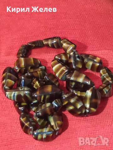 НАТУРАЛЕН ЯСПИС СТАРО КОЛИЕ СКЪПОЦЕНЕН КАМЪК 6390, снимка 10 - Антикварни и старинни предмети - 29555354