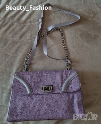 Дамска лилава чанта, снимка 2 - Чанти - 40824157
