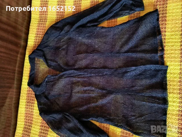 Прозрачна дантелена блуза 