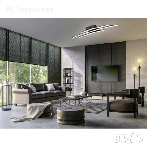 LED таванна лампа LUCA BESSONI JONAS 18W - НОВА, снимка 6 - Лед осветление - 54097115