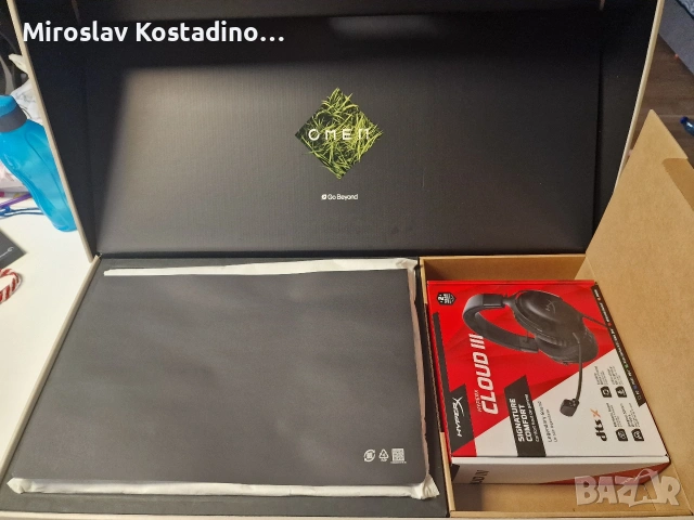 '' HP OMEN 17'' Gaming Laptop 17-db0016sa + слушалки Hyper X Coud 3, снимка 7 - Лаптопи за игри - 53984273