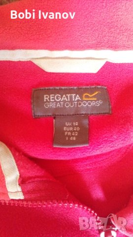 Regatta червено поларено горнище размер M 40, снимка 3 - Спортни екипи - 42687627