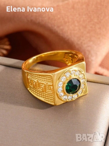 Пръстен от медицинска стомана, снимка 3 - Пръстени - 53905972