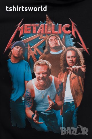 Нов детски суичър с трансферен печат на музикалната група METALLICA (Металика), снимка 2 - Детски анцузи и суичери - 34550001