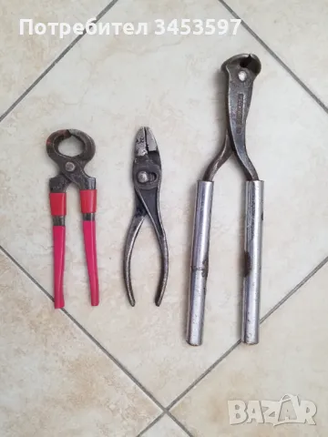 Клещи кована стомана - 3 броя
