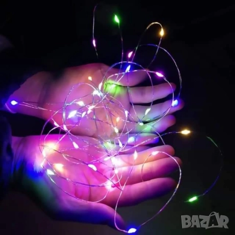 🎄 Коледни лампички на батерии  