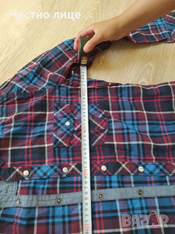 Мъжка риза с дълъг ръкав , снимка 3 - Ризи - 51157903