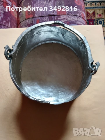 Много старо медно котле , снимка 2 - Антикварни и старинни предмети - 50919895