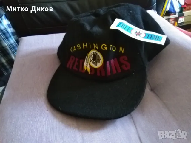 Washington Redskins NFL американски футбол щапка нова вълнена като ушанка, снимка 3 - Спортна екипировка - 47679917