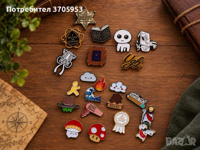 Значки/Пинове/Брошки, снимка 2 - Други - 56316815