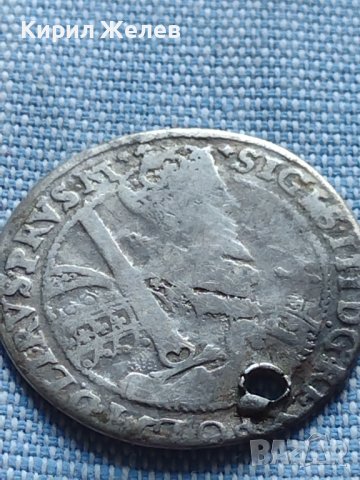 Сребърна монета Орт Сигизмунд трети ПОЛША 13649, снимка 2 - Нумизматика и бонистика - 42915752