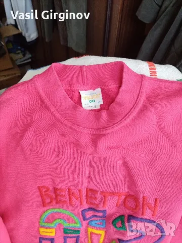 оригинален суичер бенетон, снимка 2 - Спортни дрехи, екипи - 47903144
