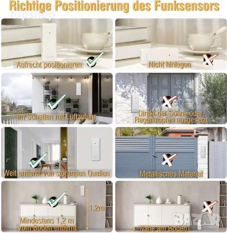 Нова безжична метеорологична станция Radioddity Raddy WF-55C с външен сензор, цветен дисплей за вътр, снимка 8 - Друга електроника - 52373015