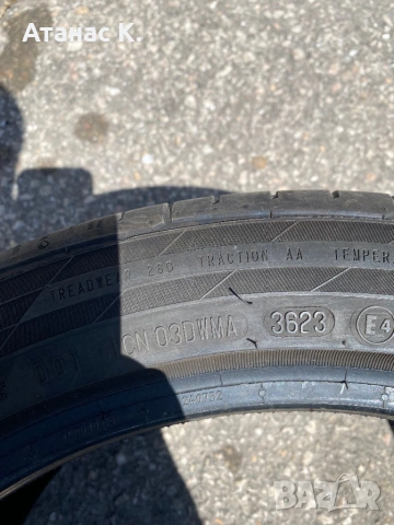 245 40 17 CONTINENTAL DOT3623, снимка 3 - Гуми и джанти - 54347892