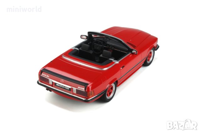 Mercedes 500 SL AMG R107 Roadster 1986 - мащаб 1:18 на OttoMobile моделът е нов в кутия, снимка 7 - Колекции - 42267648