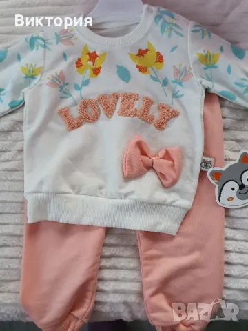 Комплект блузка с панталонки, снимка 2 - Комплекти за бебе - 47548104