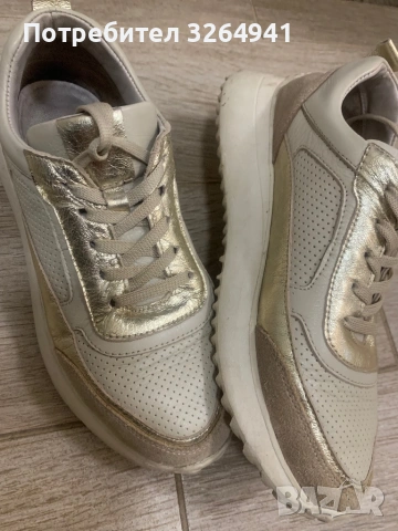 Дамски кецове естествена кожа, снимка 3 - Дамски ежедневни обувки - 54364691
