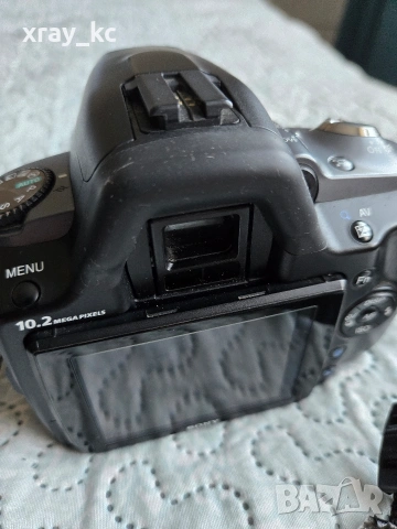 Sony Alpha A330 DSLR + обектив 18-55 + 2 батерии + зарядно, снимка 2 - Фотоапарати - 53290824