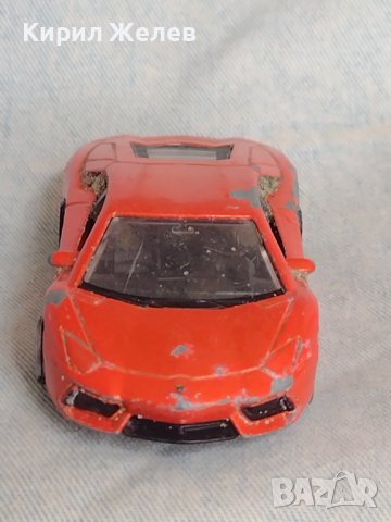 Метална количка LAMBORGHINI AVENTADOR MADE IN CHINA WELLY за КОЛЕКЦИЯ ДЕКОРАЦИЯ 37669, снимка 2 - Колекции - 40686203