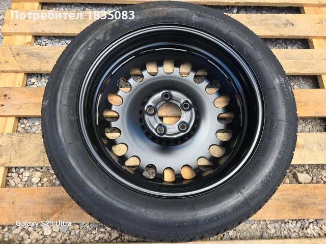 Резервна гума/патерица 17ка 5х112 Mercedes, снимка 2 - Гуми и джанти - 56265086
