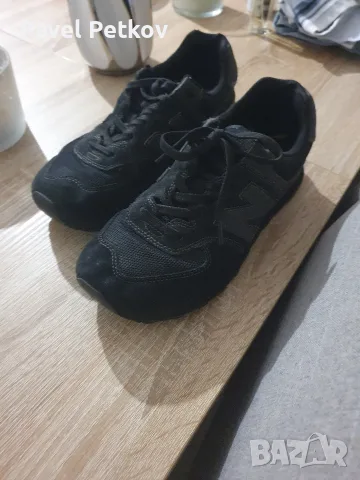Обувки New Balance 574 черни използвани размер 42.5 без забележки, снимка 2 - Маратонки - 56013549