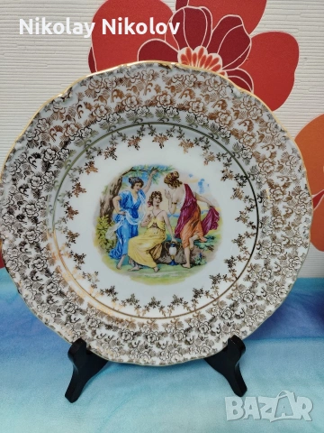 порцеланови чинии Трите грации, снимка 3 - Чинии - 53329690