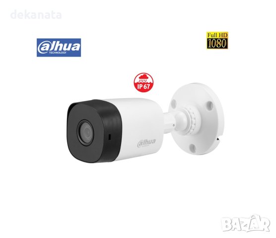DAHUA FullHD 2 Megapixel True Day&Night HDCVI 4в1 водоустойчива булет камера 1080P, снимка 1 - HD камери - 42335673