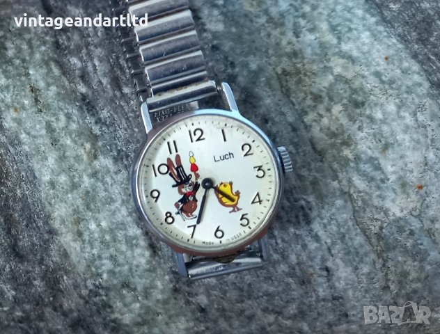 Колекционерски часовник Луч, анимиран, работи отлично, снимка 3 - Антикварни и старинни предмети - 40468845