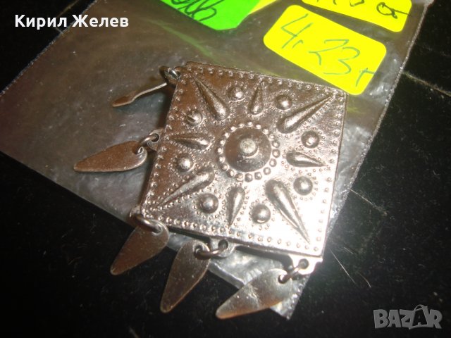 СРЕБРИСТА ВЪЗРОЖДЕНСКИ СТИЛ РЕТРО АРТ БРОШКА 4102, снимка 7 - Други - 30555083