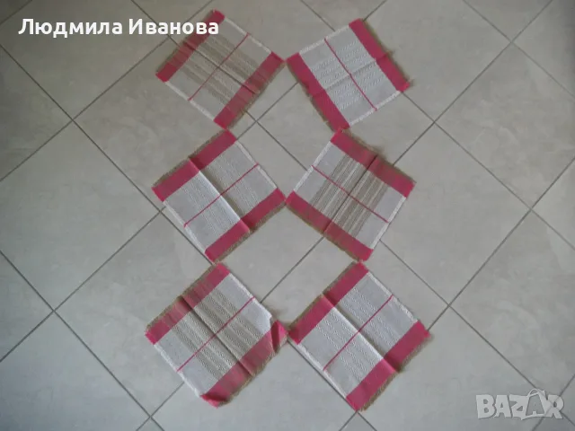 Родопско одеяло, покривки от ленена панама, снимка 7 - Покривки за маси - 56300408