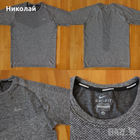 Nike Dri-FIT Knit Running Shirt, снимка 14 - Тениски - 32171013