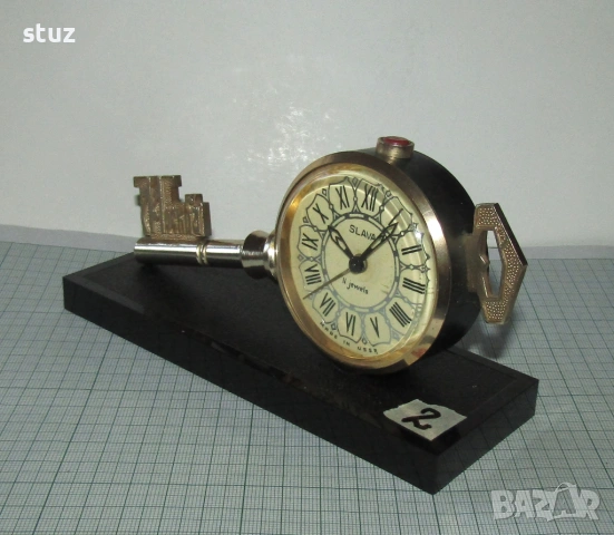 Будилник Слава "Ключ Москва"(№2), снимка 3 - Антикварни и старинни предмети - 54151505