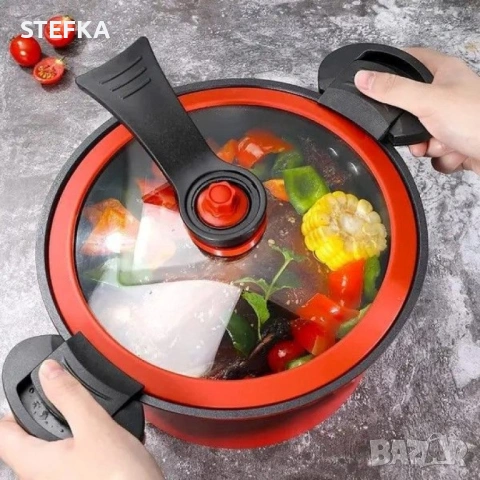 Херметическа тенджера на ниски цени, снимка 3 - Съдове за готвене - 53055555