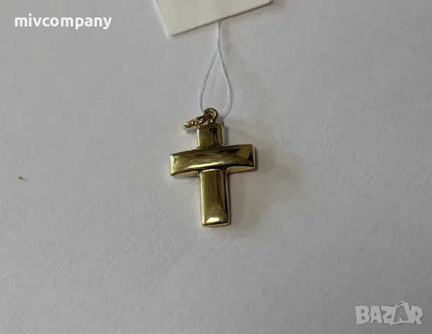 Златен Висулка кръст 0.84гр., снимка 2 - Колиета, медальони, синджири - 50036169