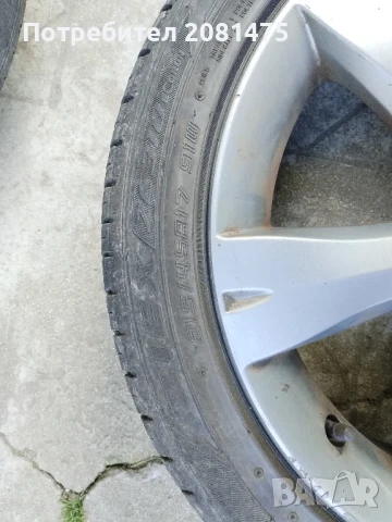 Джанти с гуми 17" Субару, снимка 6 - Гуми и джанти - 50505536