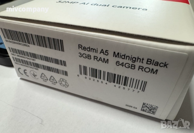 Redmi A5 64/3GB, снимка 3 - Xiaomi - 52839380