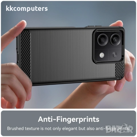 Xiaomi Poco X6 Neo 5G Удароустойчив Carbon Fiber Калъф и Протектор, снимка 6 - Калъфи, кейсове - 53231610