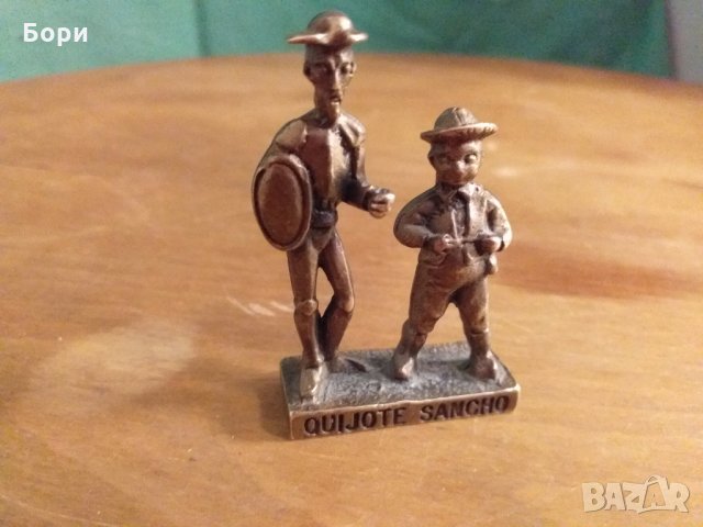 Метална фигура Quijote Sancho la mancha, снимка 1 - Други ценни предмети - 31894940