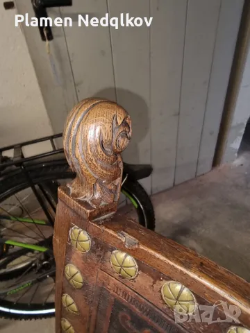 Стари дървени стола., снимка 5 - Антикварни и старинни предмети - 47877303