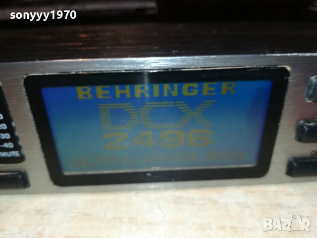 behringer dcx2496 ultradrive pro-внос swiss 0406222154, снимка 2 - Ресийвъри, усилватели, смесителни пултове - 36982175
