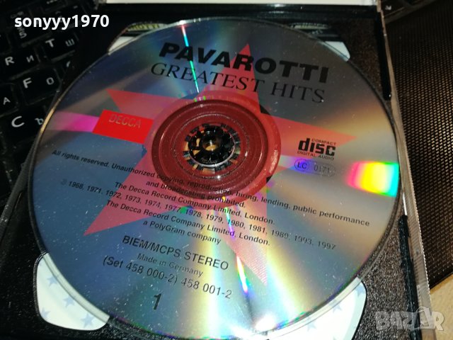 PAVAROTTI X2 CD MADE IN GERMANY 1802240803, снимка 4 - CD дискове - 44348246