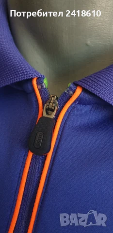 Hugo Boss 3/4 Zip Performance Stretch Mens Size L ОРИГИНАЛ! Мъжка Тениска!, снимка 9 - Тениски - 50876903