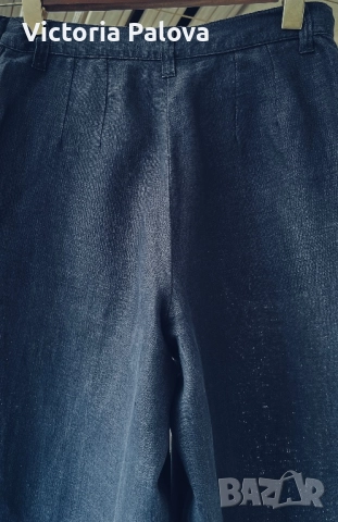 Ултра модерен ленен панталон JACKPOT BY CARLI GRY, снимка 7 - Панталони - 52085720