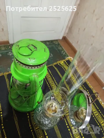 Фенер и газена лампа, снимка 4 - Декорация за дома - 49780130