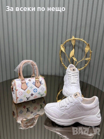 Louis Vuitton Комплект Дамски Маратонки + Чанта - Налични Различни Модели Код SK380, снимка 4 - Маратонки - 52854141