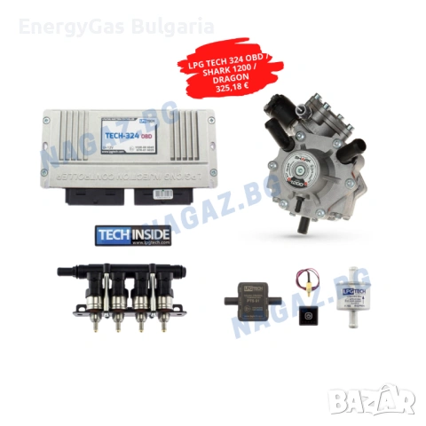 Газов инжекцион 4cyl. LPG TECH-324OBD/gazov injekcion LPG TECH-326/328, снимка 2 - Аксесоари и консумативи - 35848718