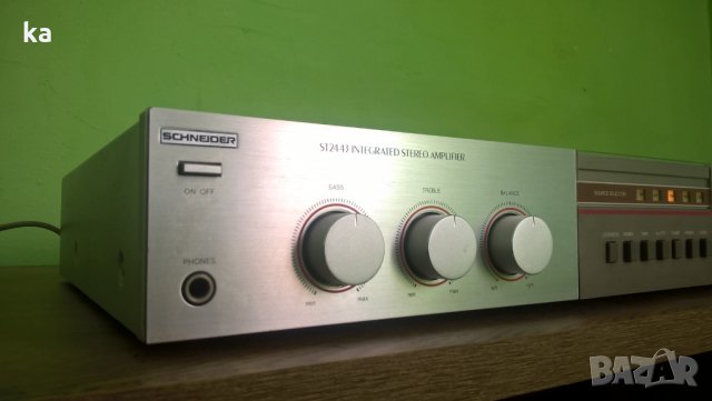 Schneider ST2443 - стерео усилвател, снимка 3 - Ресийвъри, усилватели, смесителни пултове - 29859338