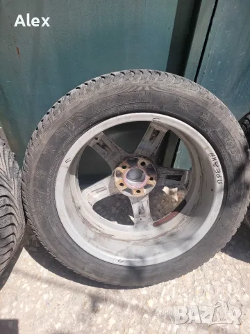 Джанти с гуми Michelin  17 цола смъкнати от Пежо. 7J  x  17   H2     , снимка 12 - Гуми и джанти - 56074523
