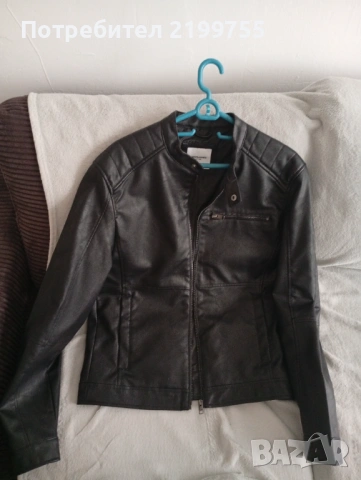 Ново, мъжко кожено яке., снимка 3 - Якета - 53351791